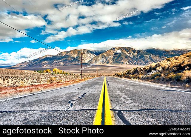 Open highway in California, USA