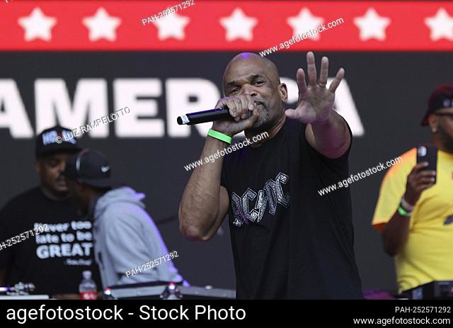 Forest Hills Stadium, Queens, New York, USA, August 20, 2021 - Darryl McDaniels of DMC During the Hip Hop Summer NYC Homecoming Concert Series 2021 today at...