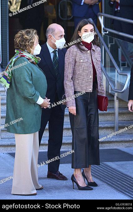 Queen Letizia of Spain attends Meeting with women scientists and entrepreneurs. ‘Breaking glass ceilings: Women scientists