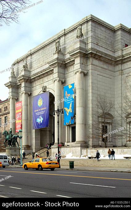 American Museum of Natural History, New York City. Parkside entrance