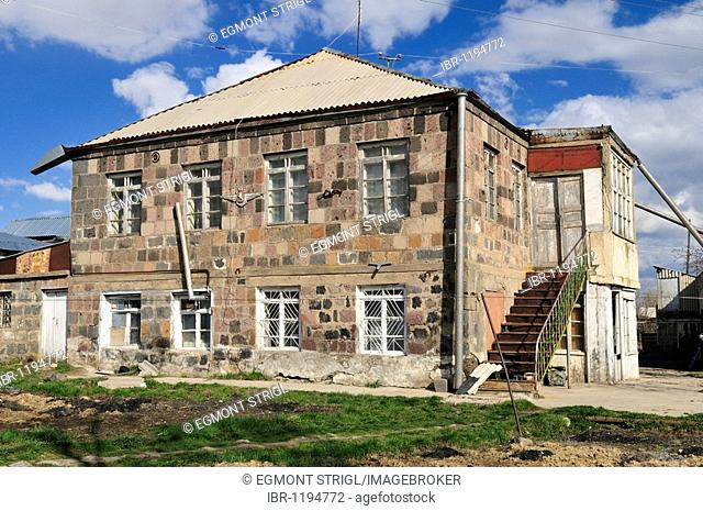 Old farmhouse in a mountain village near Sisian, Armenia, Asia