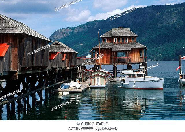 Cowichan Bay, Marine Heritage Center, Vancouver Island, British Columbia, Canada