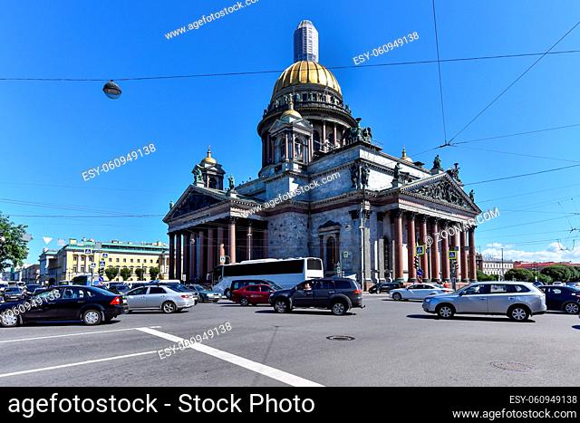 St. Isaac's Cathedral is the most famous and large church in St. Petersburg, an outstanding example of Russian religious architecture