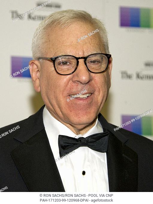 David M. Rubinstein arrives for the formal Artist's Dinner honoring the recipients of the 40th Annual Kennedy Center Honors hosted by United States Secretary of...