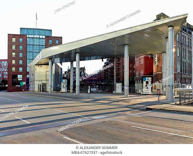 Hydrogen filling station in Hamburg, Germany, Europe