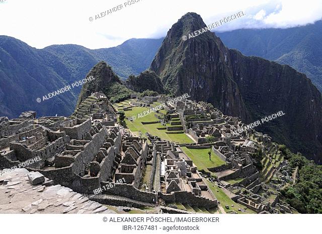 Machu Picchu, Inca settlement, Quechua settlement, Peru, South America, Latin America
