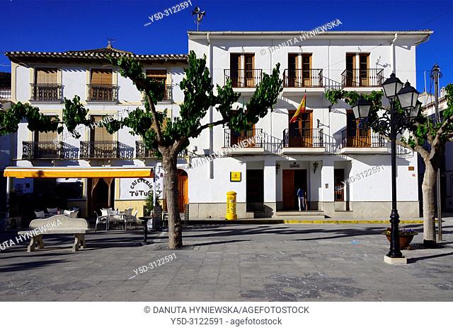 Plaza Mayor, historic part of city of Galera near Baza, mountainous region of northern Andalusia, between the Sierra Nevada and the Sierra de Castril