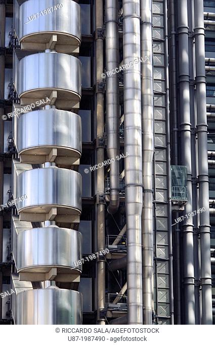 England, London, Lloyds Building by Richard Rogers