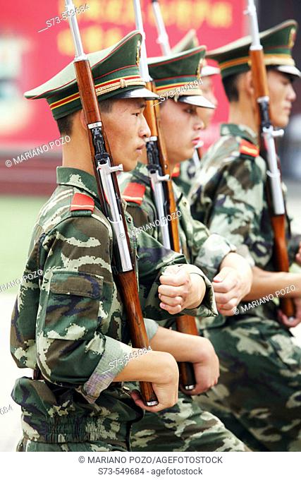 Militar school. Beijing. China