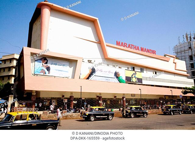 Maratha mandir theatre ; Bombay Mumbai ; Maharashtra ; India