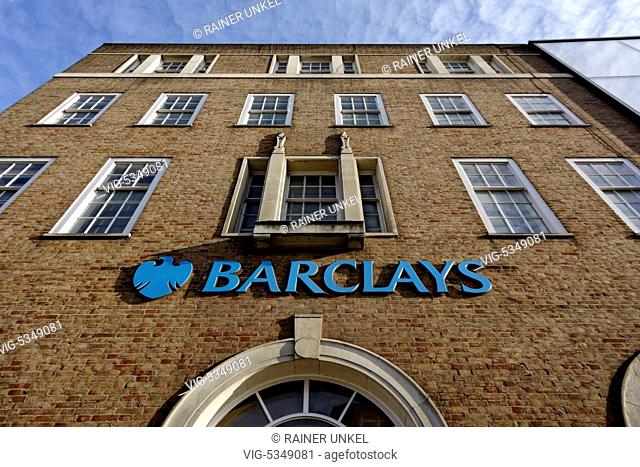 GREAT BRITAIN, LONDON, 11.10.2015, GBR , GREAT BRITAIN / ENGLAND / UK : A branch office of Barclays Bank in London , 11.10