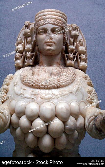 Head of Artemis in Selchuk museum, Turkey