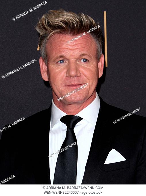 Creative Arts Emmy Awards 2017 - Day 1 held at the Microsoft Theatre L.A. LIVE - Arrivals Featuring: Gordon Ramsey Where: Los Angeles, California