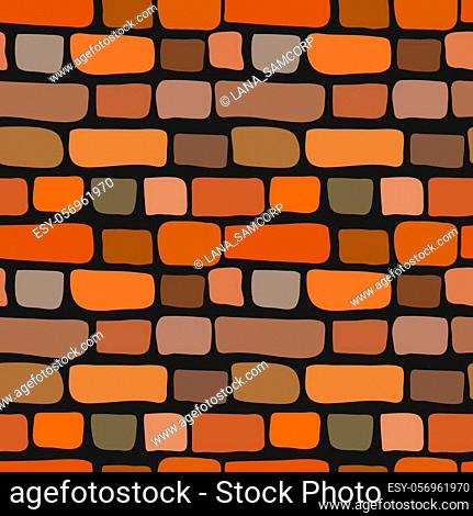Brickwall cartoon design Stock Photos and Images | agefotostock