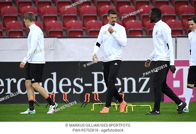 Sandro Wagner (Germany)/m. GES/ Fussball/ DFB-final training, Mainz, 07.10.2017 Football / Soccer: Practice, training of the german national team, Mainz