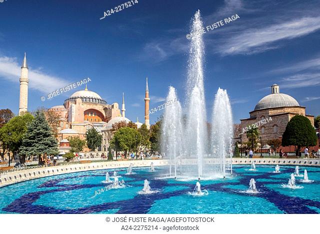 Turkey , Istambul City, Hagia Sophia Church-museum