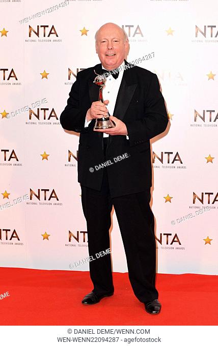 National Television Awards held at the O2 - Winners Board. Featuring: Julian Fellowes Where: London, United Kingdom When: 21 Jan 2015 Credit: Daniel Deme/WENN