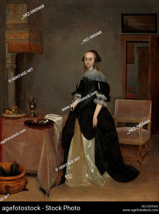 Maria van Suchtelen, c. 1666. Creator: Gerard Terborch II