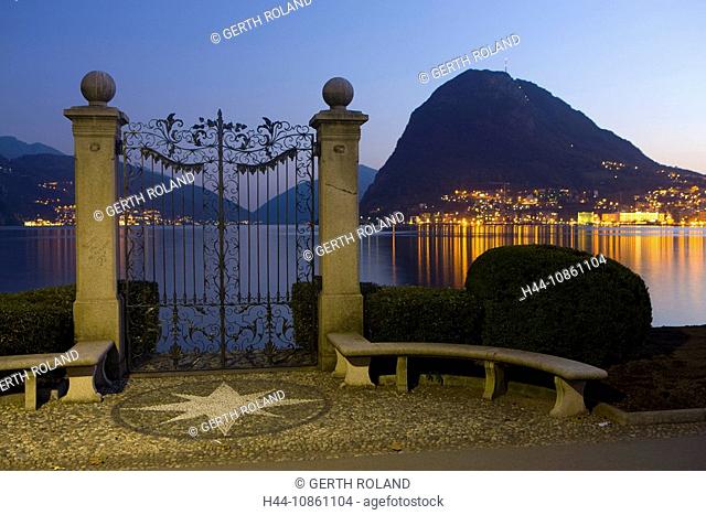 Lugano, Switzerland, Canton of Ticino, lake, Lago