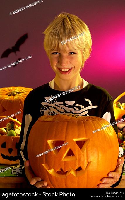 stage costume, halloween, pumpkin lantern