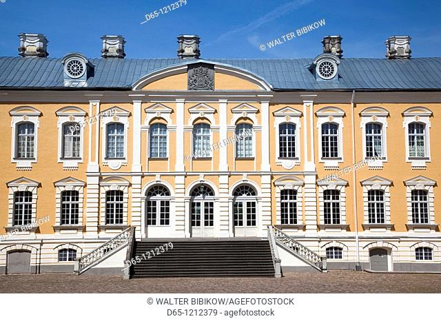 Latvia, Southern Latvia, Zemgale Region, Pilsrundale, Rundale Palace, b  1740, Bartolomeo Rastrelli, architect, exterior