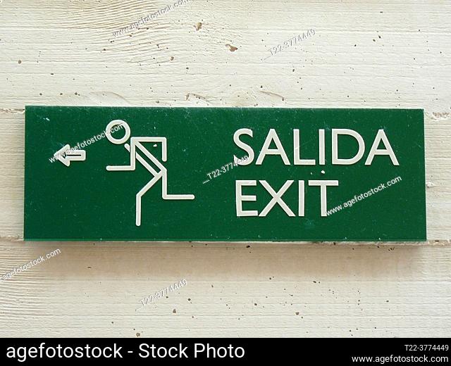 Emergency exit signage