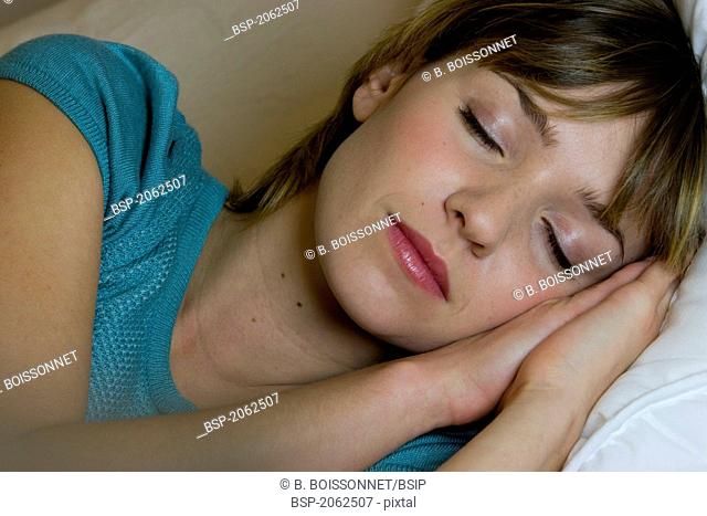 WOMAN SLEEPING Model