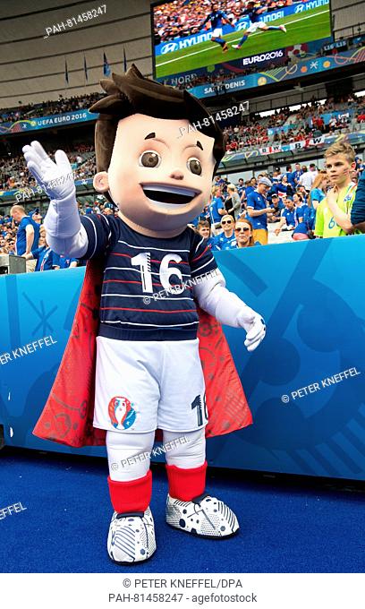 EM-Pin Super Victor "Stand Ball" UEFA Euro 2016 tm Maskottchen  #8 Mascot 