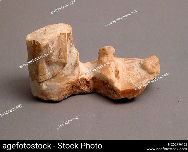 Feet Fragment, Coptic, 4th-7th century. Creator: Unknown