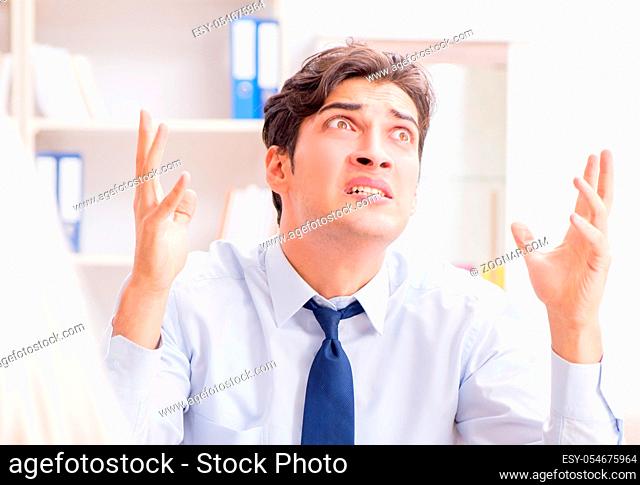 The young man visiting psychiatrist doctor for consultation