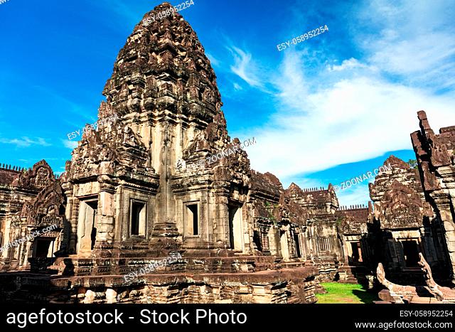 Ruins of the temple Banteay Srey, Angkor area, Siem Reap, Cambodia