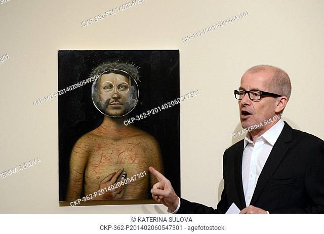 The exhibition of the British artist Ged Quinn and of member of the Moscow Conceptual School Viktor Pivovarov on February 6