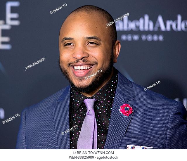 Celebrities attend World premiere of Disney’s “A Wrinkle in Time” at El Capitan Theatre in Hollywood. Featuring: Justin Simien Where: Los Angeles, California