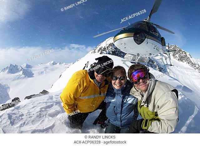 Helicopter Skiing, Coast Mountains, British Columbia, Canada