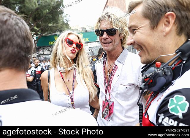 Duff McKagan (Guns n' Roses) with his wife Susan Holmes McKagan, F1 Grand Prix of Monaco at Circuit de Monaco on May 29, 2022 in Monte-Carlo, Monaco