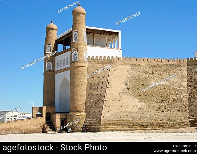 Ancient fort of Bukhara, silk road, Uzbekistan, Asia