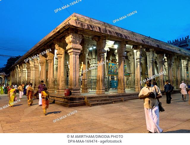 Rangavilas mantap mandap in Sri Ranganatha temple , Srirangam , Tiruchchirappalli , Tamil Nadu , India