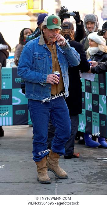 Rooster McConaughey and Wayne 'Butch' Gilliam arrive at AOL Build Featuring: Rooster McConaughey Where: Manhattan, New York