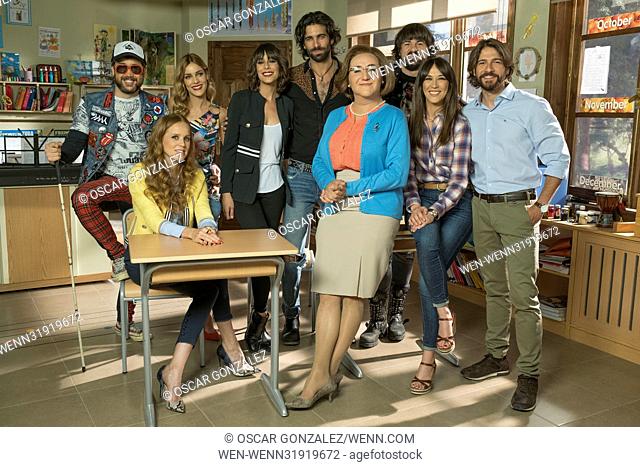 The new tv series 'Ella Es Tu Padre' photocall at Diner Studios Featuring: Maria Castro, Belen Cuesta, Carlos Santos, Lorena Lopez Where: Madrid
