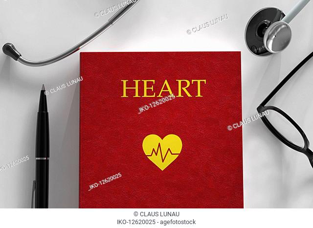 Medical book about the heart