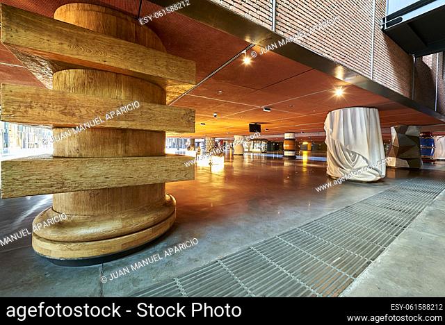 La Alhondiga, the ancient wine warehouse designed by Ricardo Bastida in 1909. Now Azkuna Centroa, Bilbao, Rehabilitatated by French designer Philippe Starck