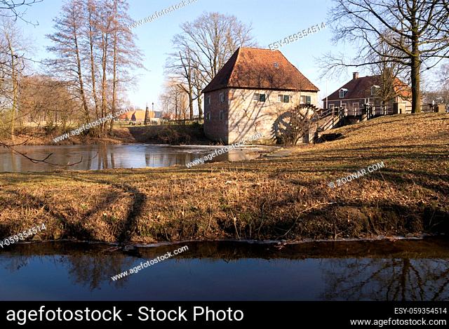 The Mallumsche watermill near Eibergen in the Dutch region Achterhoek