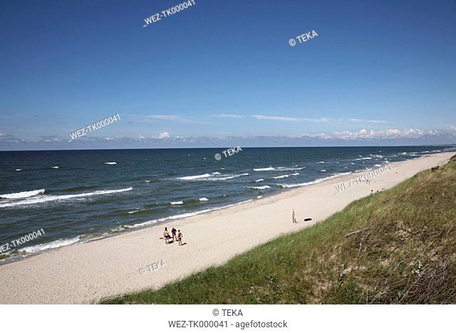 Russia, People enjoying summer at beach