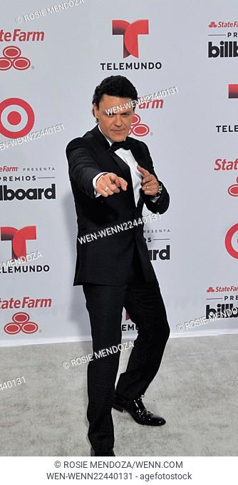 2015 Billboard Latin Music Awards presented by State Farm on Telemundo at the BankUnited Center - Arrivals Featuring: Pedro Fernandez Where: Miami, Florida