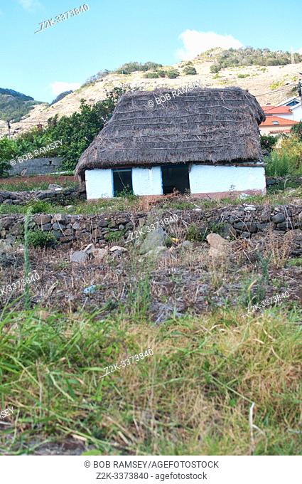Old traditional house in Machico city, Madeira, Portugal