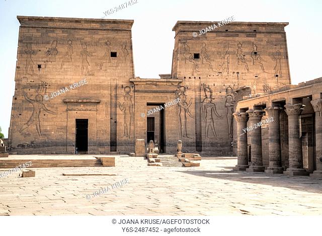 Temple of Philae, Agilkia Island, Nile, Aswan, Egypt, Africa