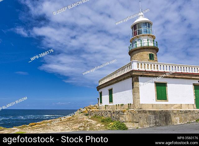 Cape Corrubedo lighthouse in Ribeira, Coruña