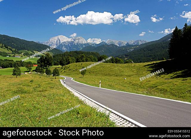rural scene, alpine foreland, berchtesgadener land