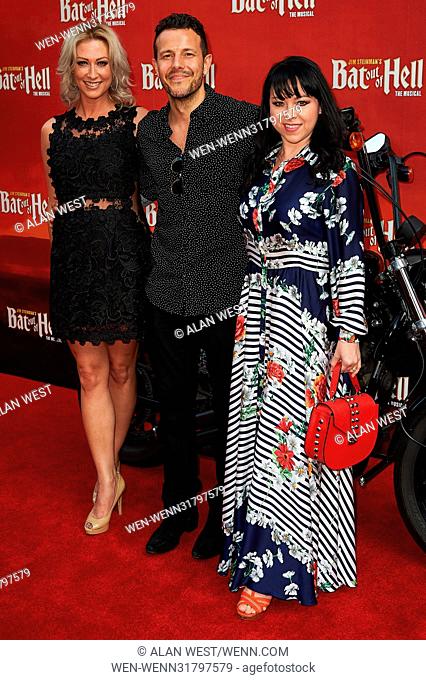 Arrivals for opening night of 'Bat Out Of Hell' The Musical at the London Coliseum Featuring: Claire Richards, Lee Latchford-Evans, Lisa Scott-Lee