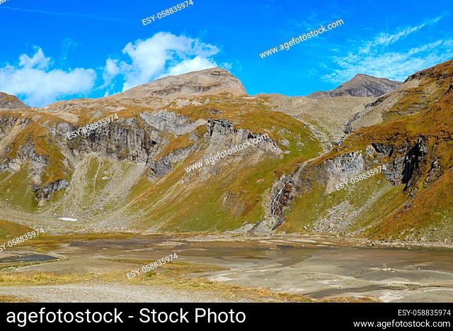 Beautiful alpine mountains in autumn in Austria